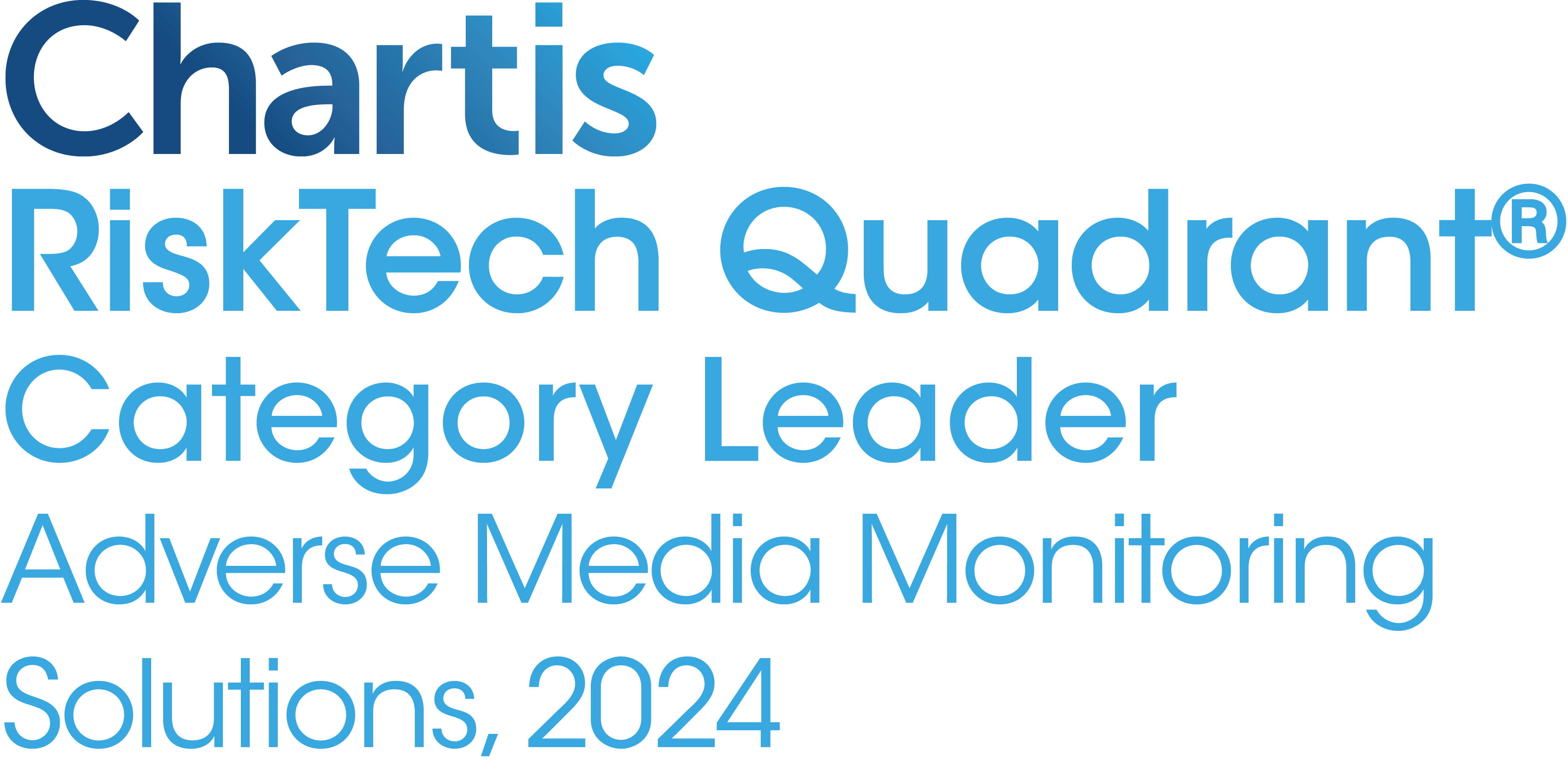 Chartis RiskTech Quadrant Category Leader, Adverse Media Monitoring Solutions 2024