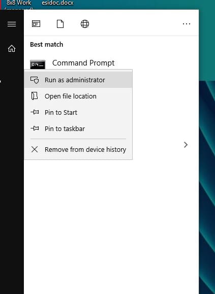 Run Command Prompt Program via Start Menu